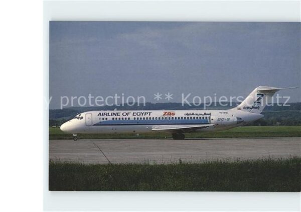 Flugzeuge Zivil ZAS Airline of Egypt DC-9-33CF YU-AHW c