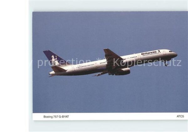 Flugzeuge Zivil Britannia Airways Boeing 757-204 G-BYAT