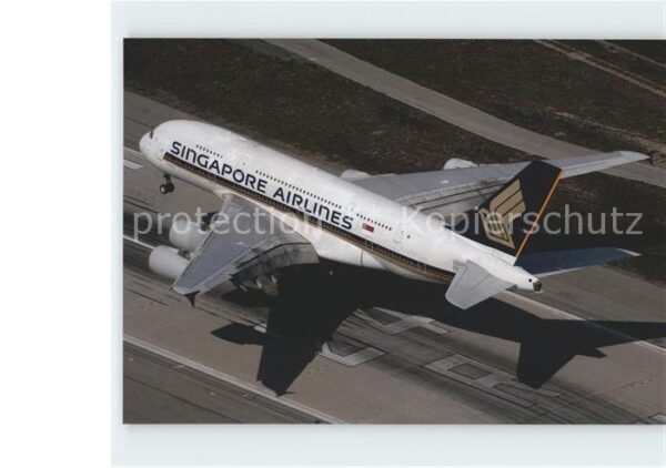Flugzeuge Zivil Singapore Airline Airbus A380-800 9V-SK
