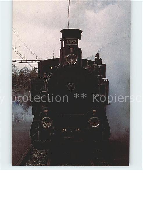 Lokomotive Dampflok HG 3/3 1067 Brünig-Linie