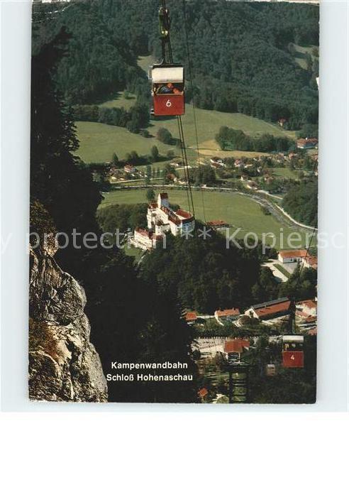 Seilbahn Kampenwand Schloss Hohenaschau Chiemgau