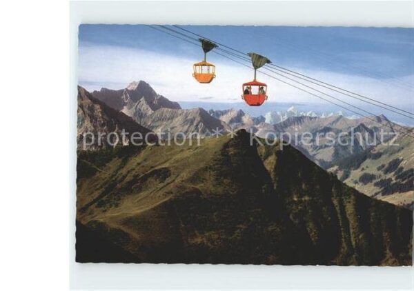 Seilbahn Kanzelwand Klein Walsertal Widderstein