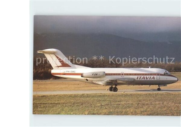 Flugzeuge Zivil Itavia Fokker F28-1000 PH-ZBG c/n 11027