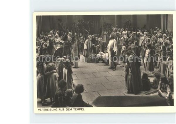 Passionsspiele Oberammergau Vertreibung aus dem Tempel