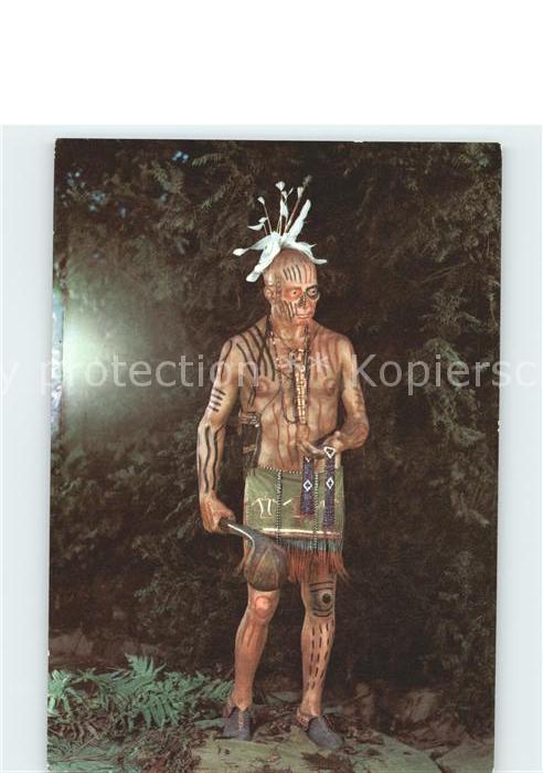 Indianer Native American Museum Karl-May-Stiftung Irokesen-Häupt