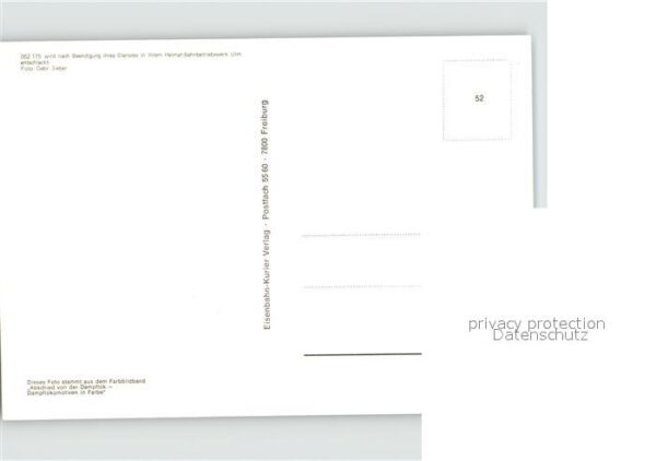 Lokomotive 052 175 Dienstbeendigung Heimat-Bahnbet – Bild 2