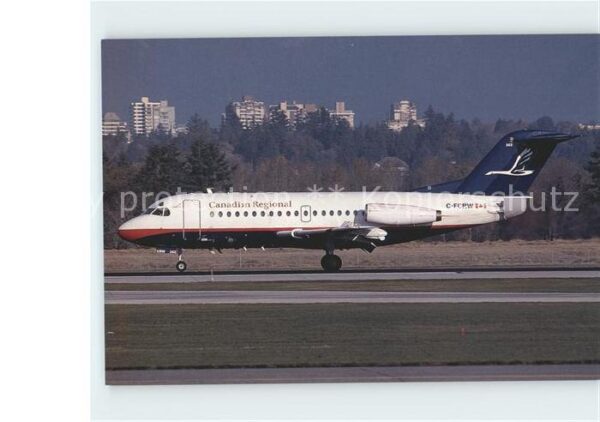 Flugzeuge Zivil Canadian Regional F28-1000 C-FCRW c/n 1