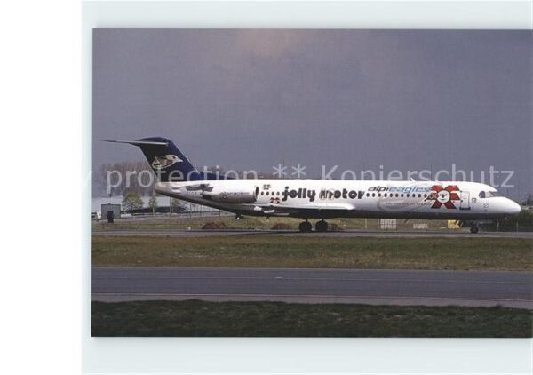 Flugzeuge Zivil Alpi Eagles Jolly Motor colours Fokker