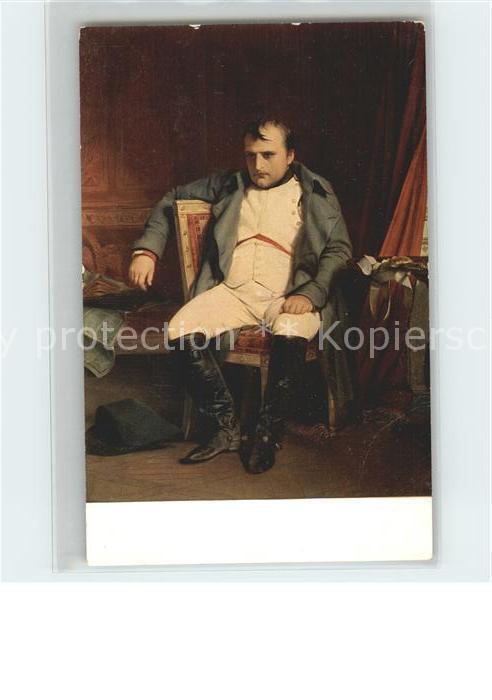 Kuenstlerkarte Delaroche Napoleon Verlag-E.-A.-Semmann