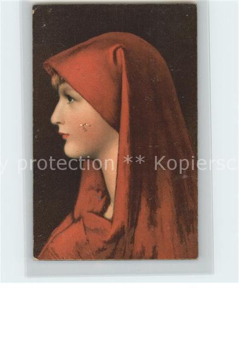 Kuenstlerkarte Jean Jacques Henner Fabiola