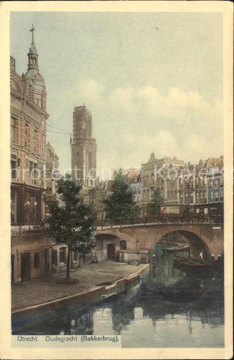 Utrecht Oudegracht Bakkerbrug