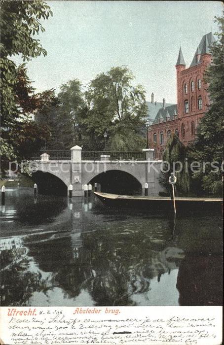 Utrecht Absteder brug Kahn Brücke Kanal
