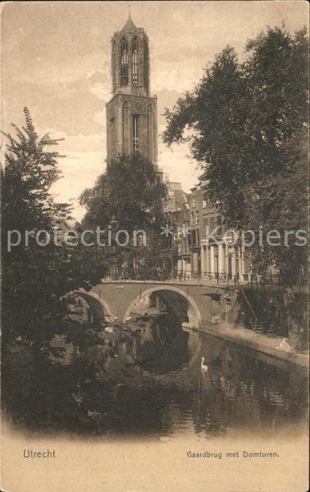 Utrecht Gaardbrug met Domtoren