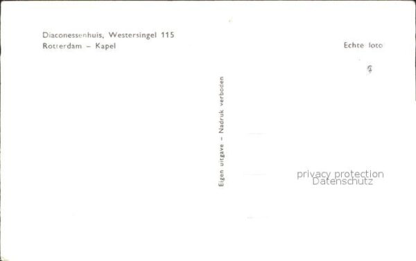 Rotterdam Diaconessenhuis Kapel – Bild 2