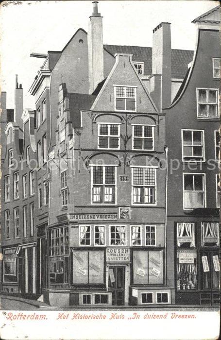 Rotterdam Historische Huis In duizend Vreezen