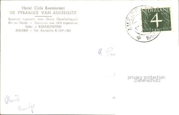 Maarn Gedenkteken van Napoleon Pyramide van A – Bild 2