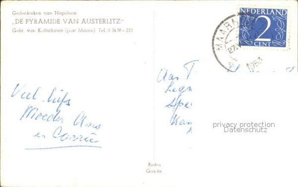 Maarn Gedenkteken van Napoleon Pyramide van A – Bild 2