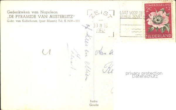 Maarn Gedenkteken van Napoleon Pyramide van A – Bild 2