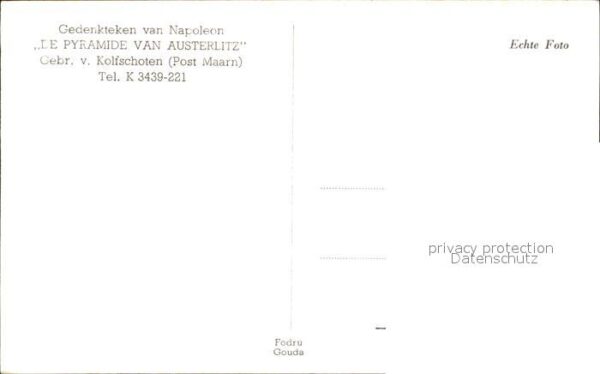 Maarn Gedenkteken van Napoleon Pyramide van A – Bild 2