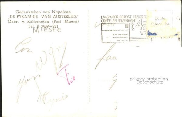 Maarn Gedenkteken van Napoleon Pyramide van A – Bild 2