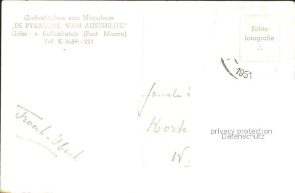 Maarn Gedenkteken van Napoleon Pyramide van A – Bild 2