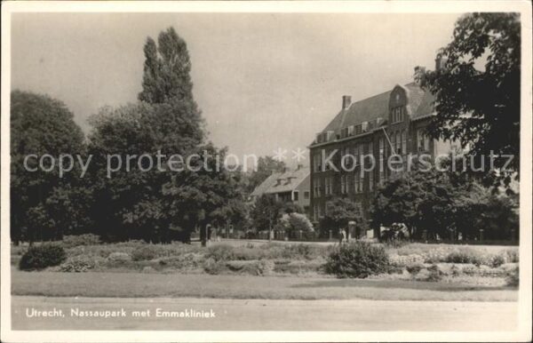 Utrecht Nassaupark met Emmakliniek