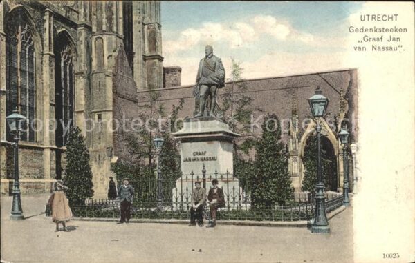 Utrecht Gedenksteeken Graaf Jan van Nassau Stat