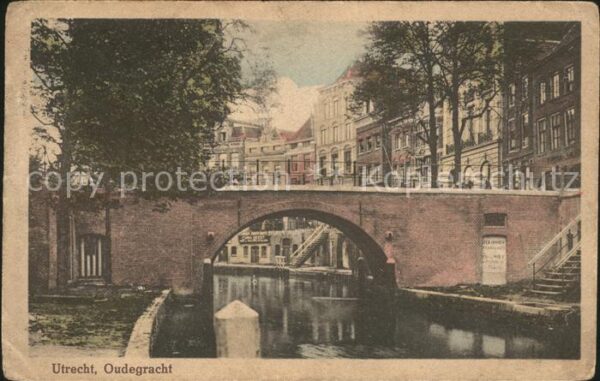 Utrecht Oudegracht Kanal Brücke