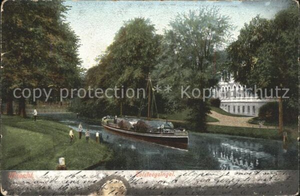 Utrecht Tolsteegsingel Kanal Schiff