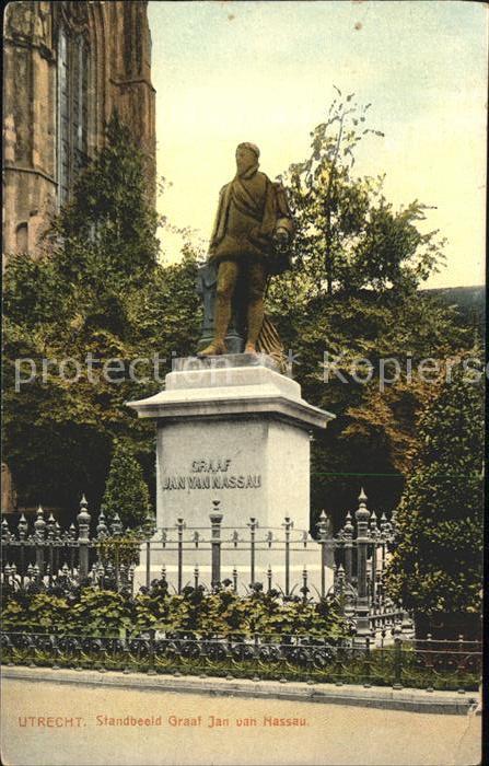 Utrecht Standbeeld Graaf Jan van Nassau Statue