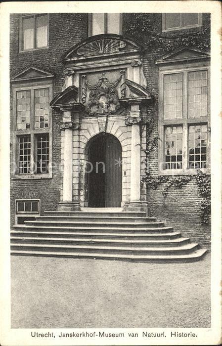 Utrecht Janskerkhof Museum van Natuurl. Histori