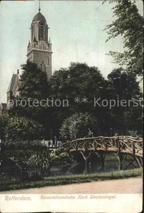 Rotterdam Remonstrandsche Kerk Westersingel Kirch