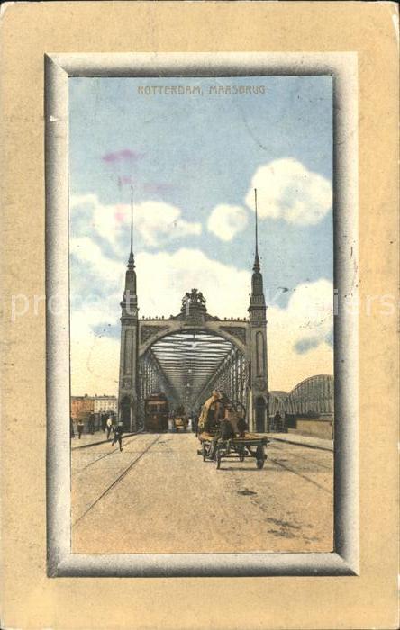 Rotterdam Maarsbrug Brücke Bilderrahmen