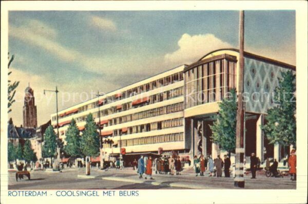 Rotterdam Coolsingel met Beurs