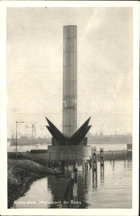 Rotterdam Monument de Boeg Denkmal