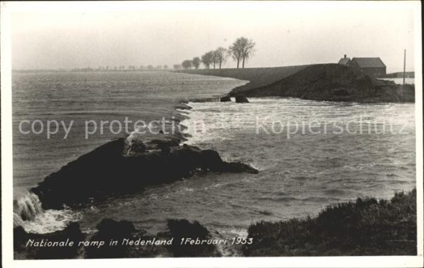 Rotterdam Nationale ramp Februar 1953 Flutkatastr