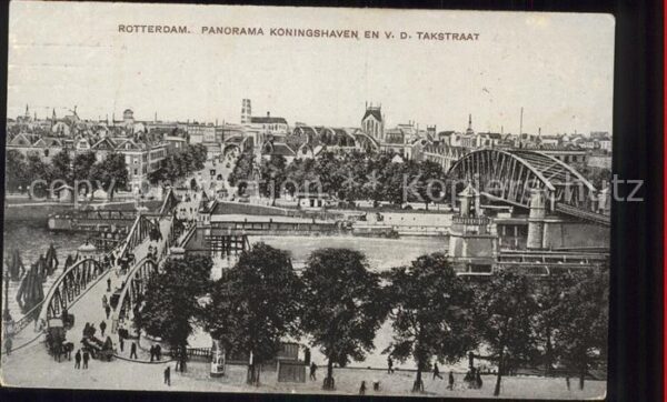 Rotterdam Panorama Koningshaven en V.D. Takstraat