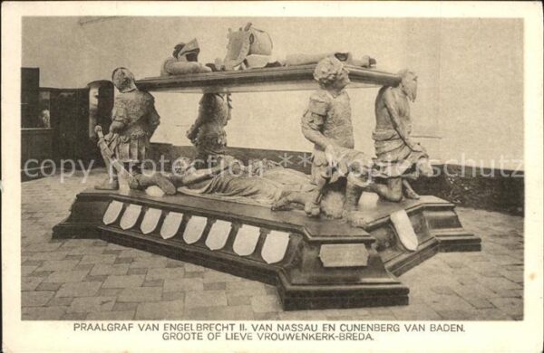 Breda Noord-Brabant Praalgraf van Engelbrecht 2. Vrouwenker