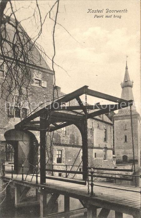 Doorwerth Kasteel Poort met Brug
