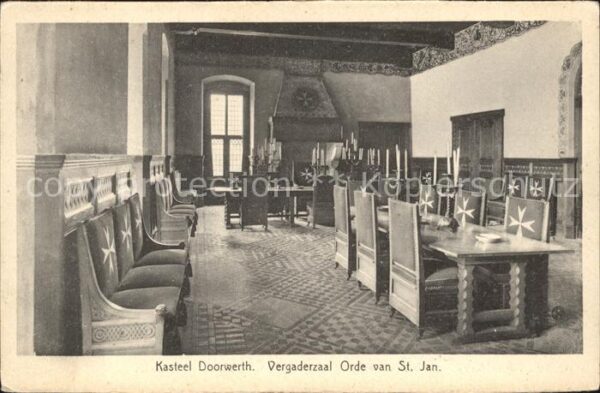 Doorwerth Kasteel Vergaderzaal Orde van St. Jan.