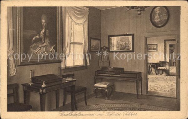 Tiefurt Gesellschaftszimmer im Tiefurter Schlos