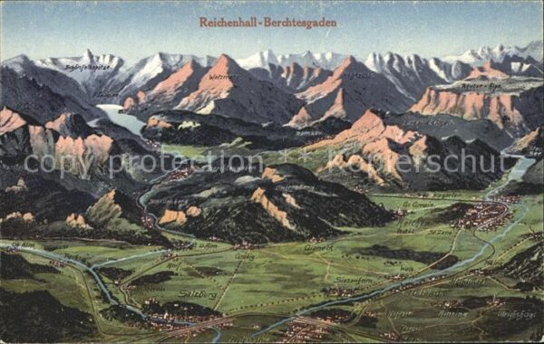 Bad Reichenhall Alpenpanorama