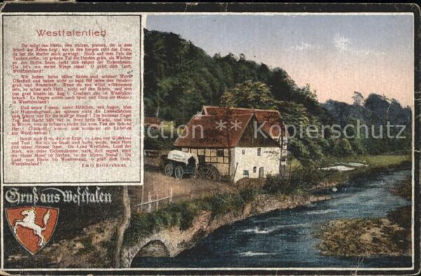 Westfalen Region Westfälische Bauernhäuser Westfalenlied