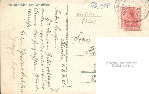 Westfalen Region Heimatbilder Bauersfrau Westfalenlied L – Bild 2