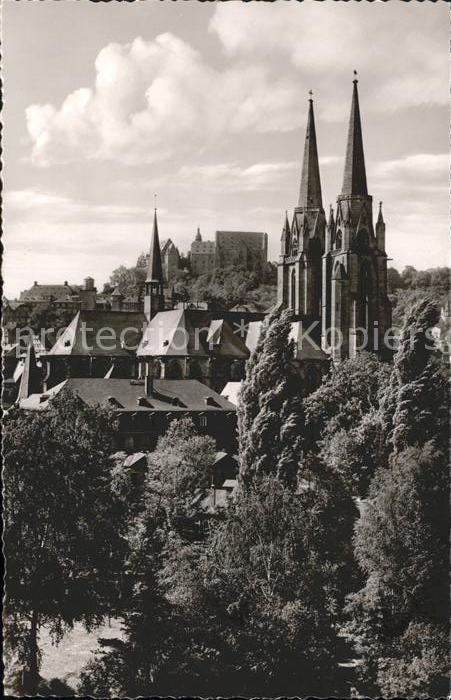 Marburg Lahn St. Elisabethkirche Universitätsstadt