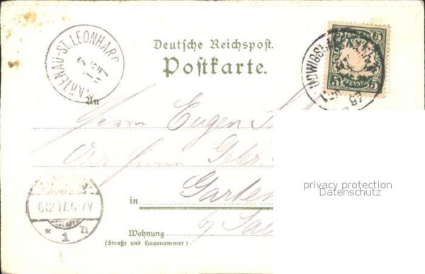 Mannheim Gesamtansicht Deutsche Reichspost – Bild 2