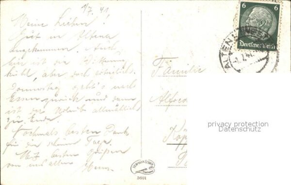 Altena Lenne Ansicht mit Burg – Bild 2