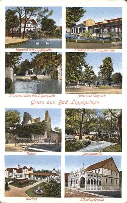 Bad Lippspringe Kursaal Trinkhalle Quelle Musikpavillon