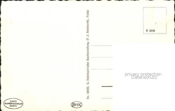Fulda Bonifatius Denkmal Kupfertiefdruck – Bild 2