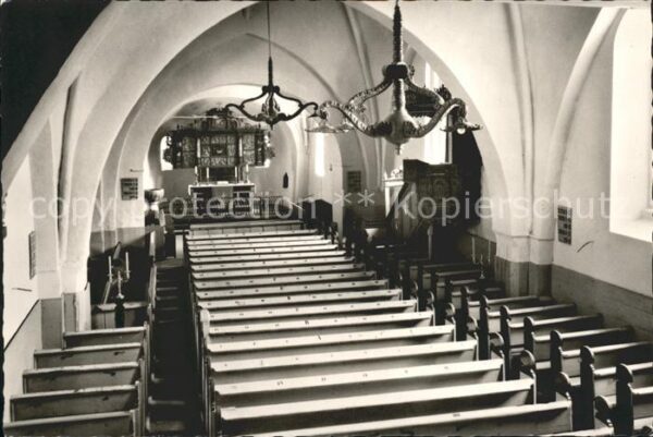 Boldixum Inneres St. Nicolai Kirche